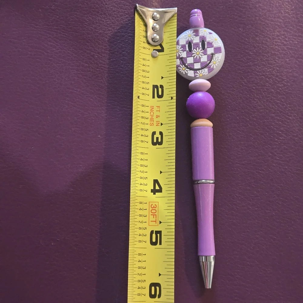 🍒🍒 Floral Smiley Face Pen - You Choose Design
